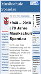 Mobile Screenshot of musikschule-spandau-berlin.de